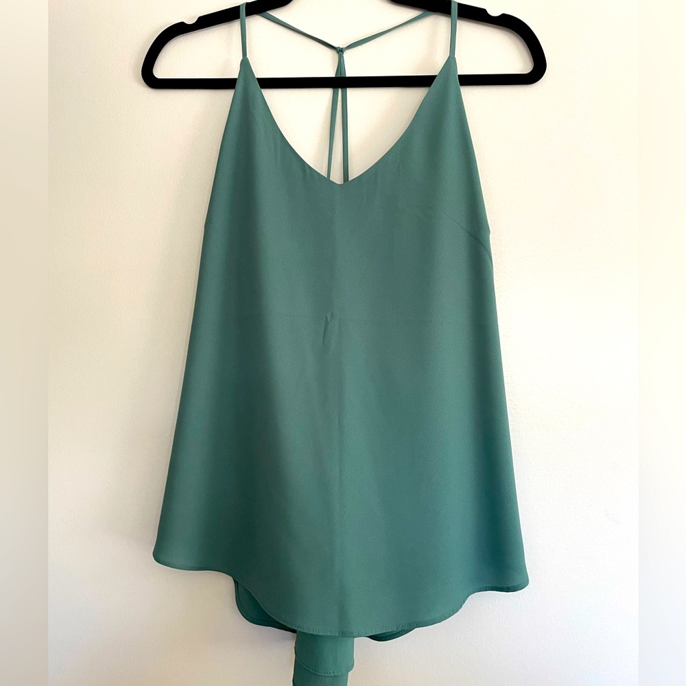 Sea green tank top